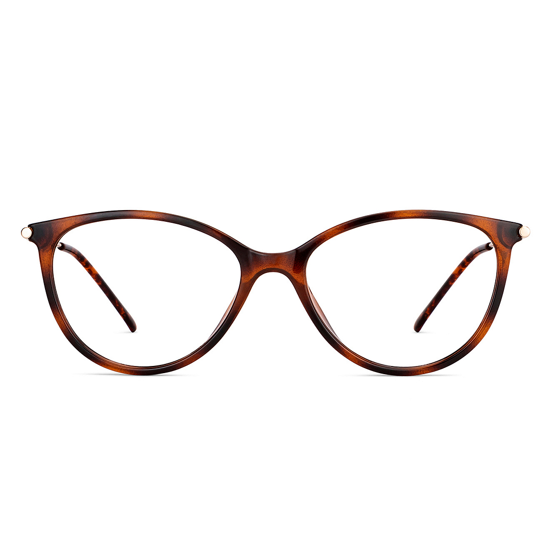 Lenskart Air Online Light Brown Full Rim Cat Eye left side