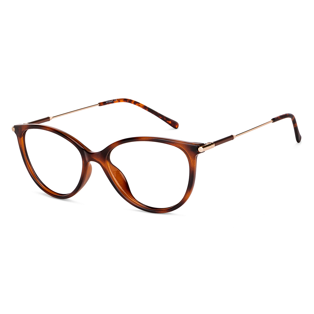 Lenskart Air Online Light Brown Full Rim Cat Eye right side
