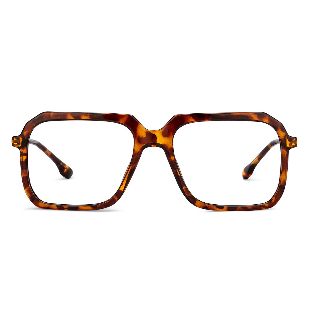 Lenskart Studio Online Light Brown Full Rim Square left side