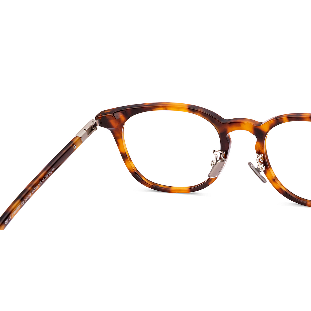 Lenskart Brown Tortoise Full Rim Round right side