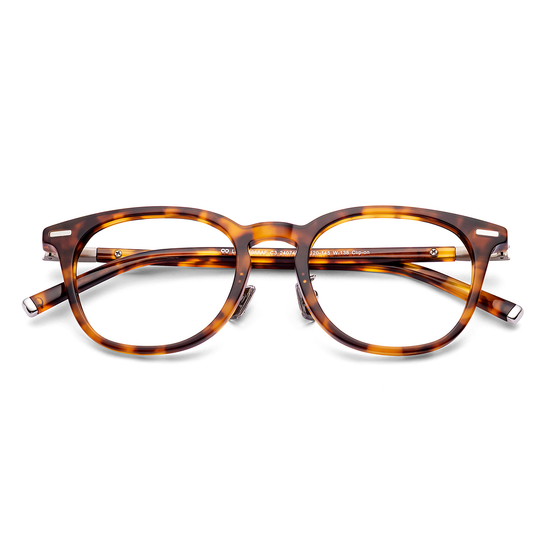 Lenskart Brown Tortoise Full Rim Round right side