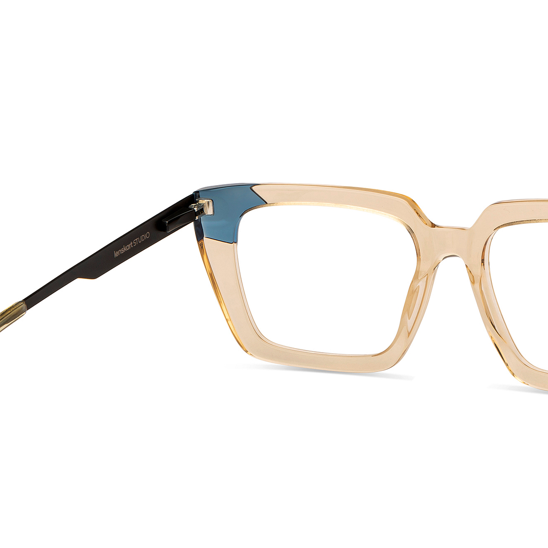Vincent Chase Online Brown Transparent Full Rim Square right side