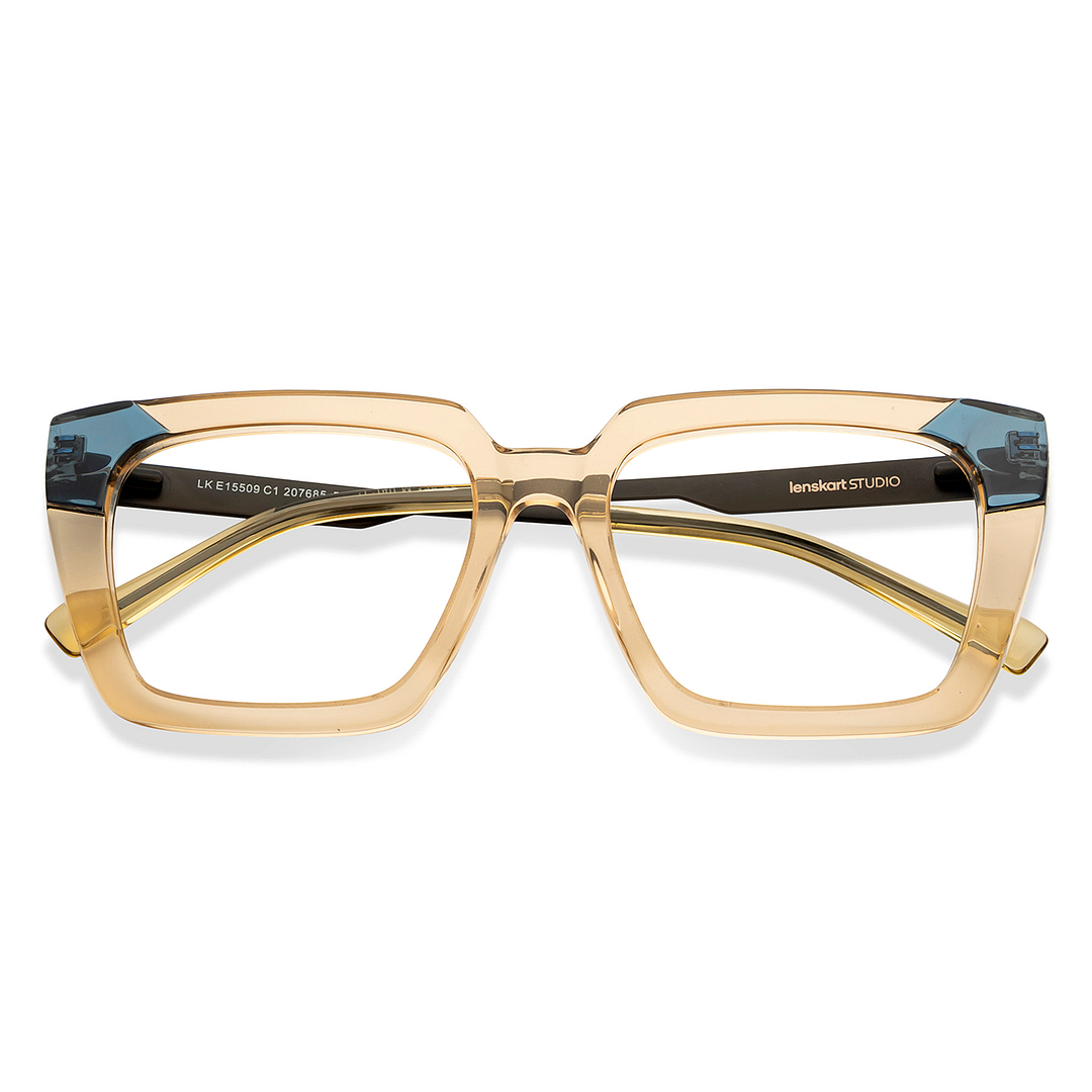 Vincent Chase Online Brown Transparent Full Rim Square left side