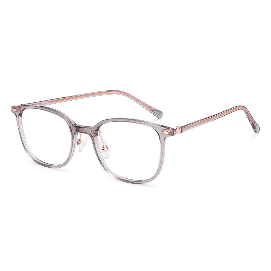 Lenskart Brown Transparent Full Rim Square left side