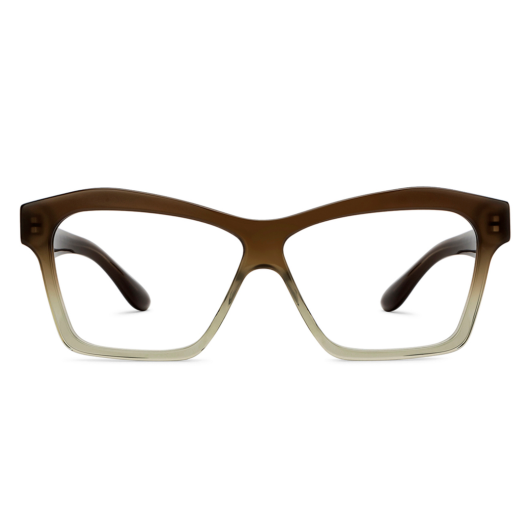 Lenskart Brown Transparent Full Rim Square right side