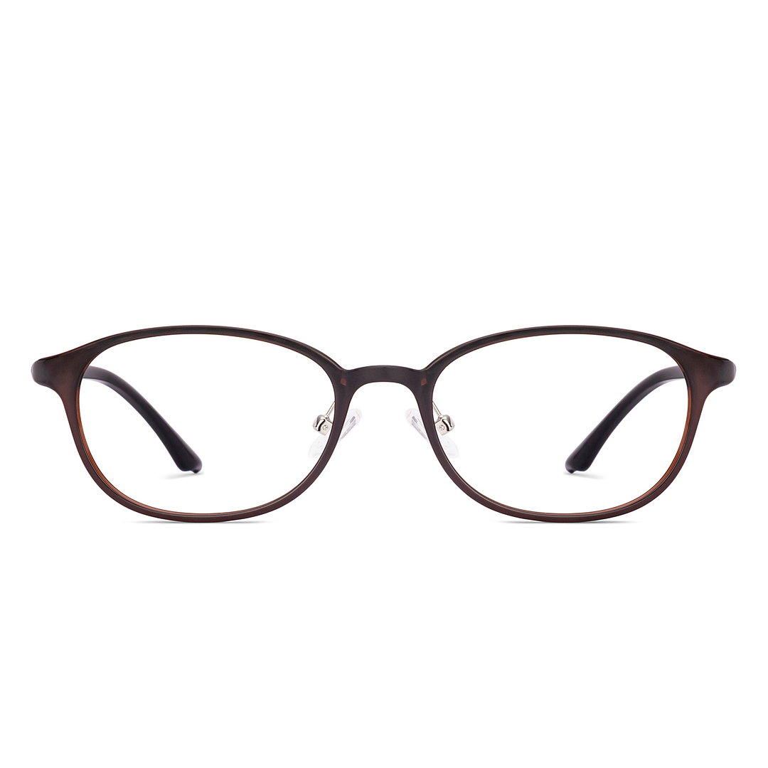 Lenskart Air Brown Transparent Full Rim Oval right side