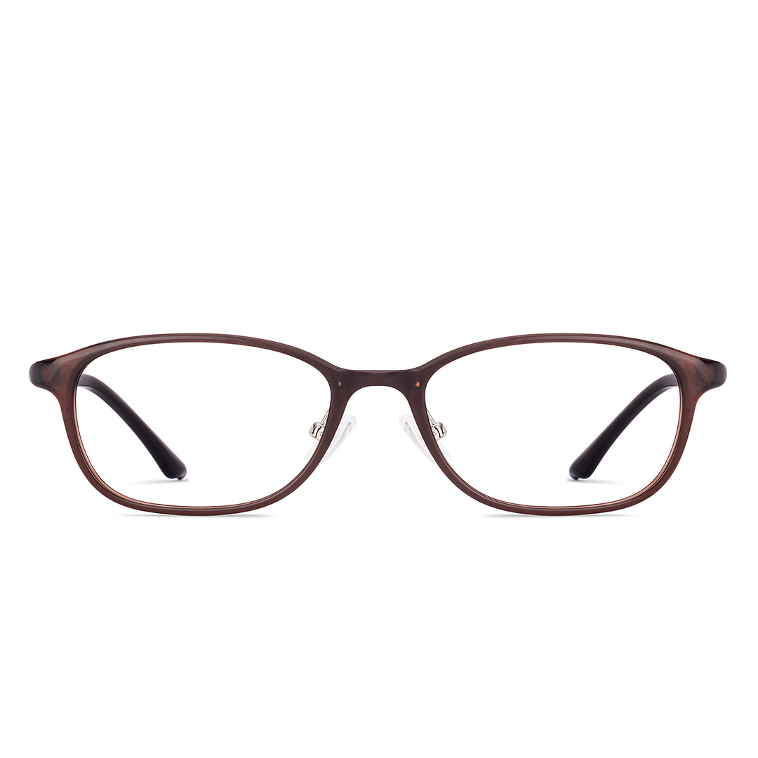 Lenskart Air Brown Transparent Full Rim Rectangle right side