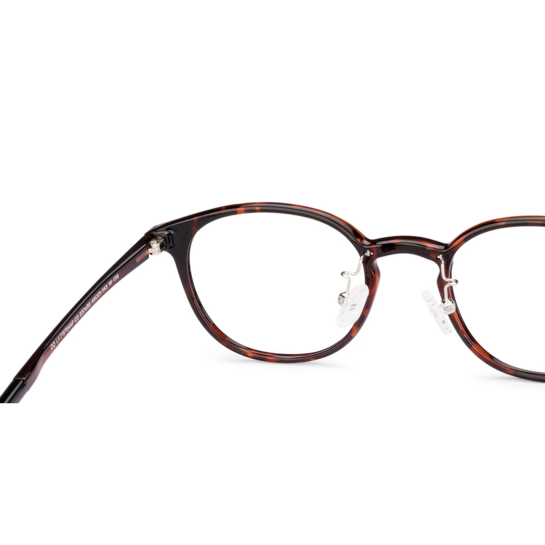 Lenskart Air Brown Transparent Full Rim Round right side
