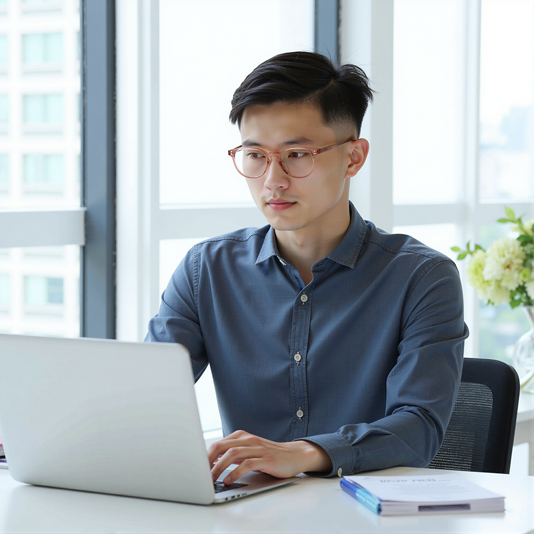 Lenskart Brown Transparent Full Rim Round left side