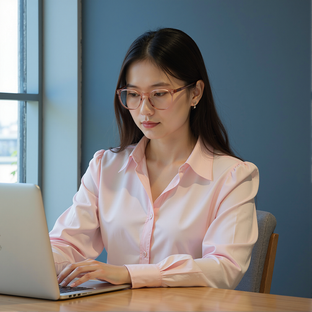 Lenskart Brown Transparent Full Rim Round right side