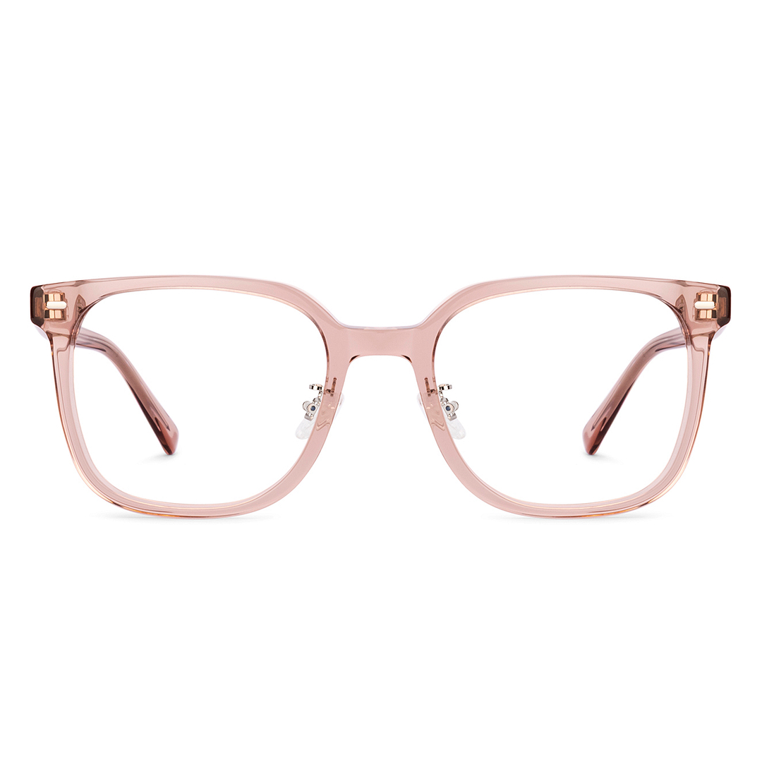 Lenskart Brown Transparent Full Rim Square right side