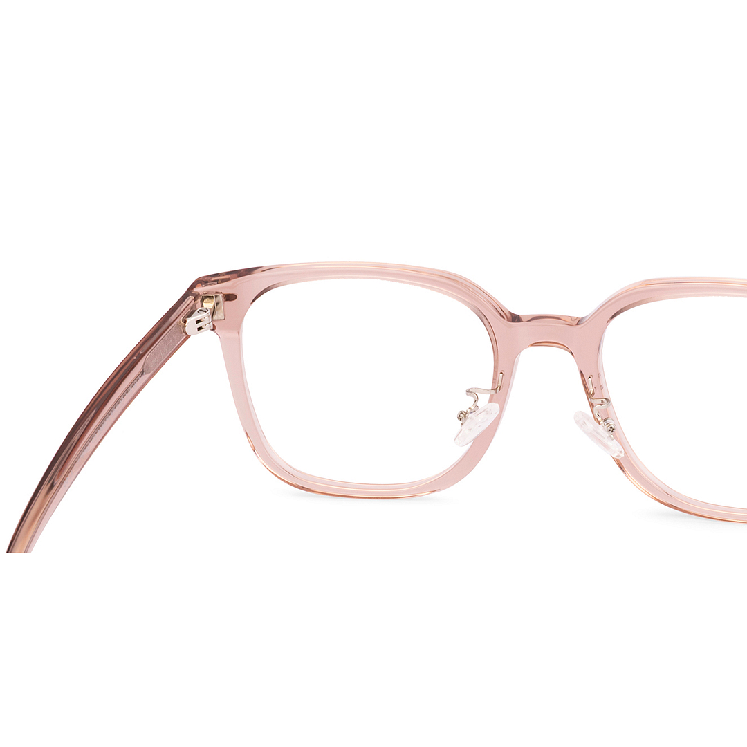 Lenskart Brown Transparent Full Rim Square right side