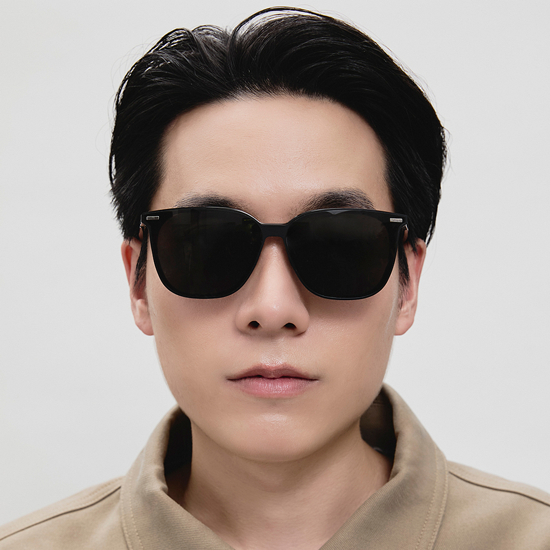 Lenskart Brown Transparent Full Rim Square left side