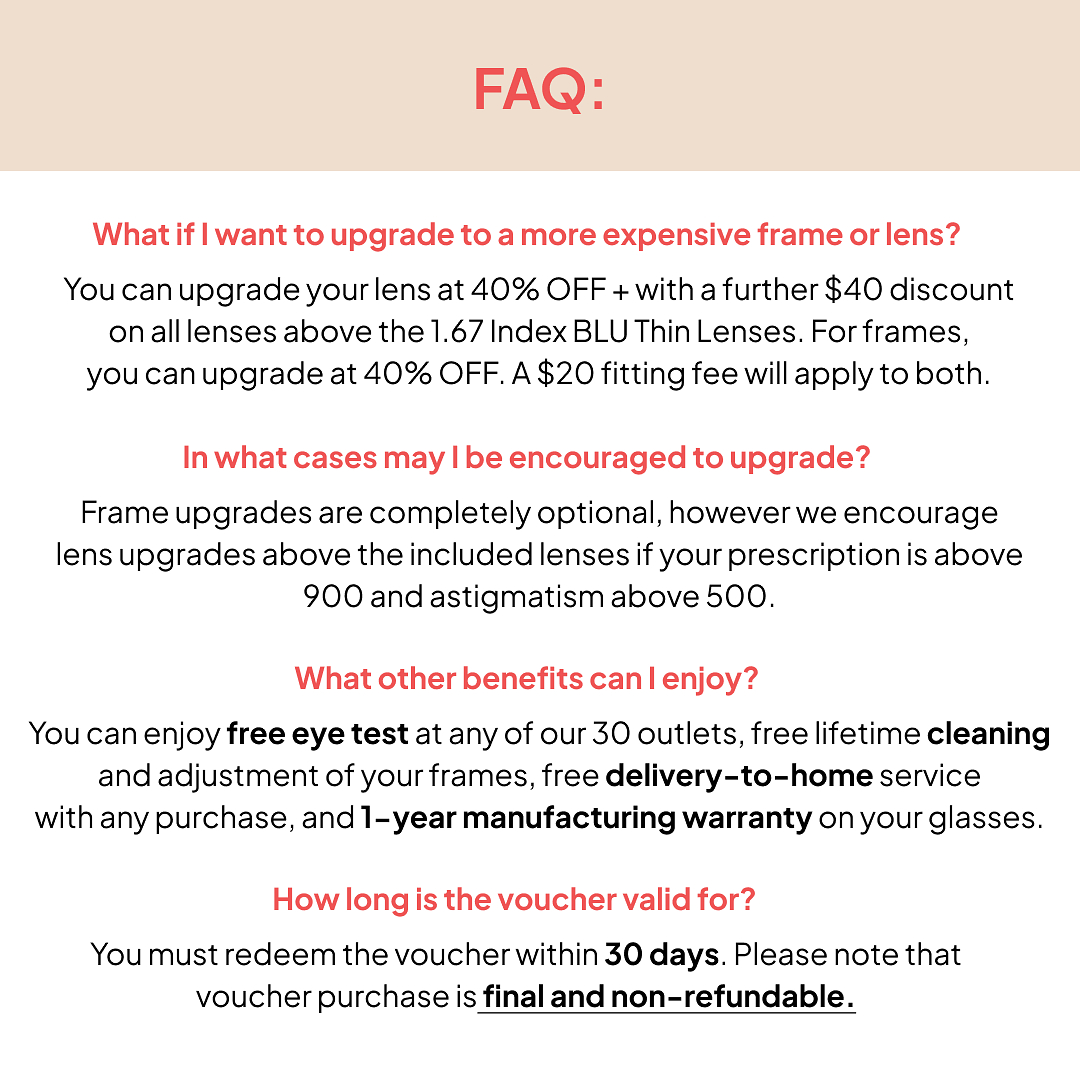 Lenskart Claim $100 Frame with Lenses at Store right side