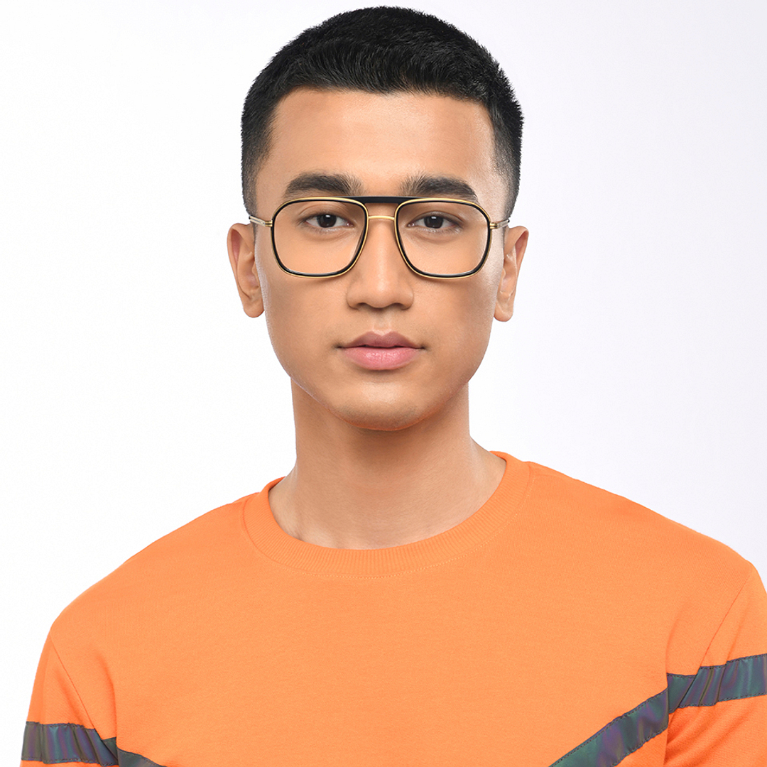 Lenskart Studio Online Black Full Rim Square right side