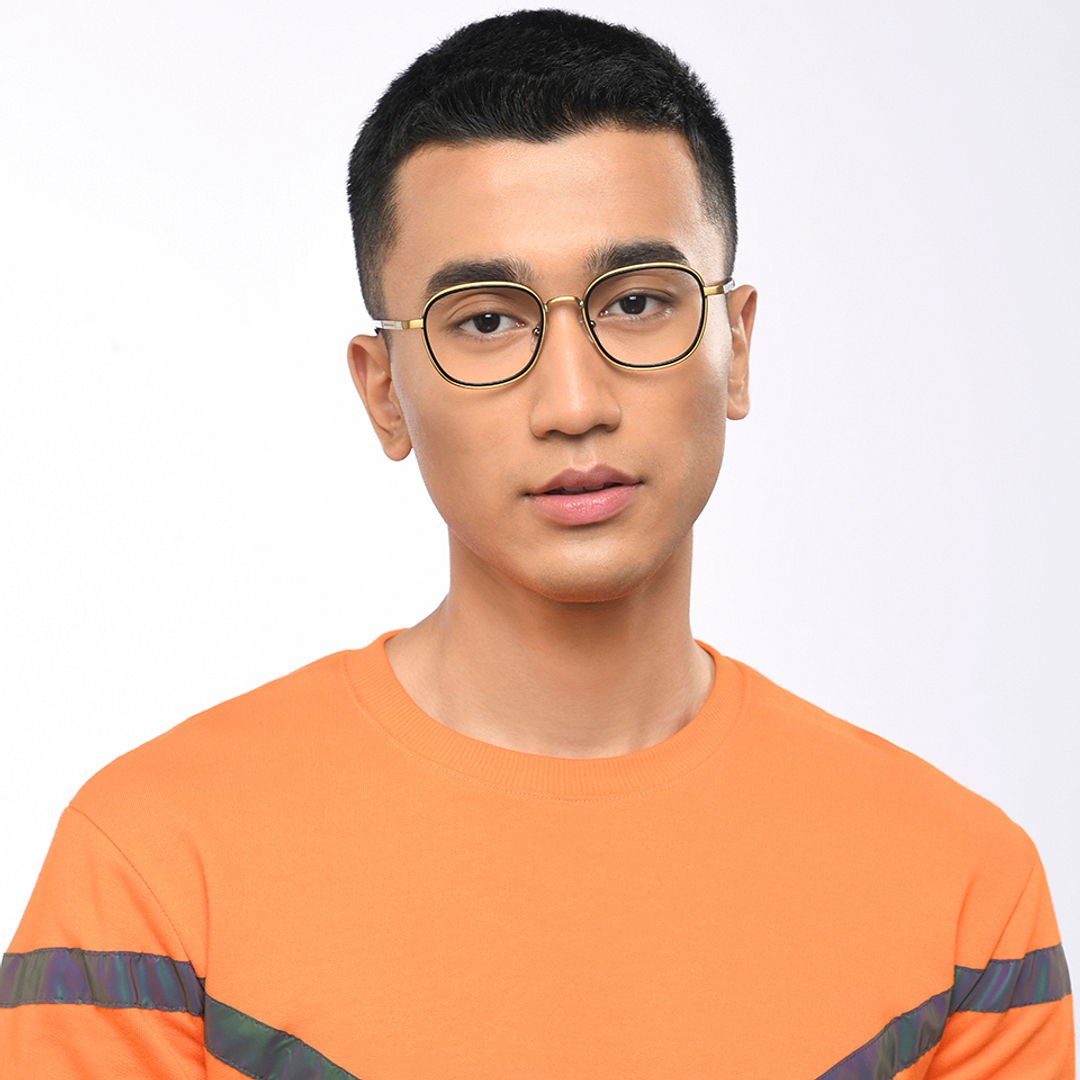 Lenskart Studio Online Black Full Rim Square right side