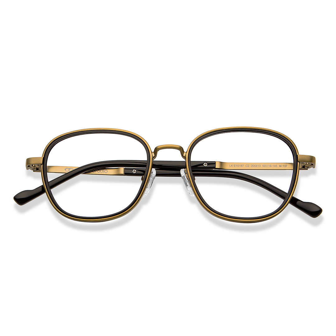 Lenskart Studio Online Black Full Rim Square left side