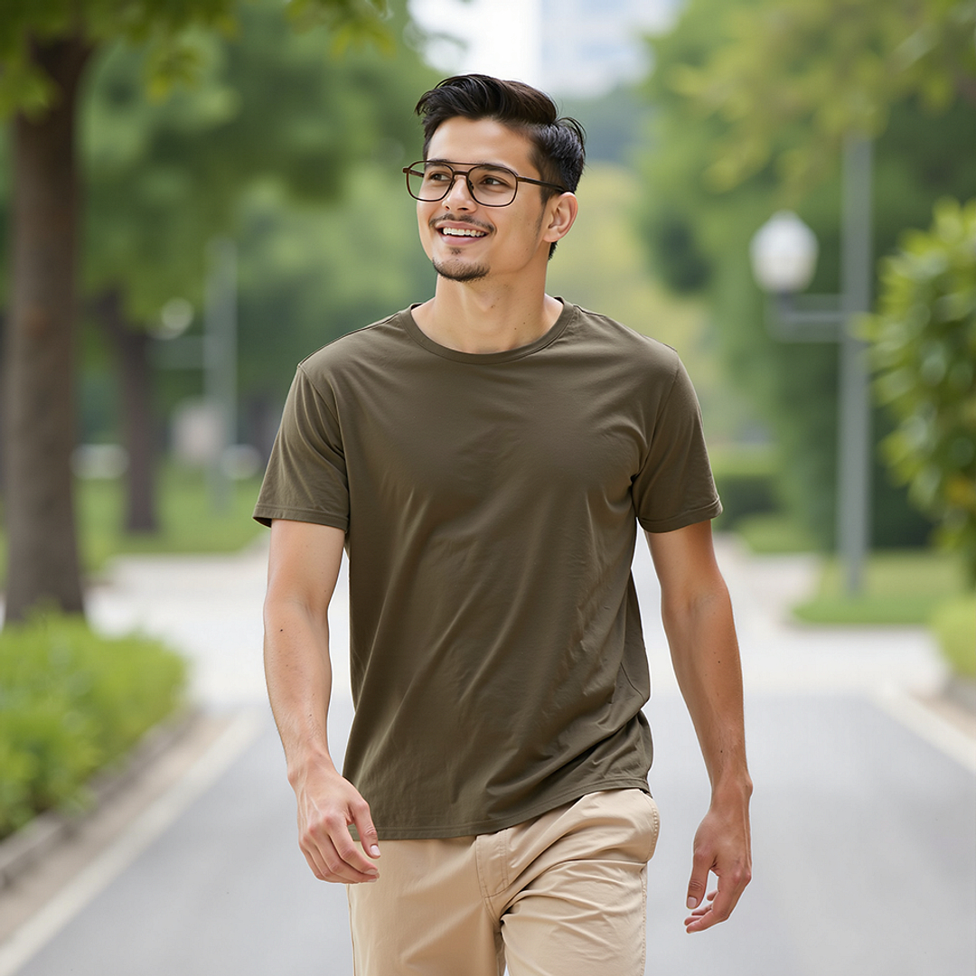 Lenskart Dark Brown Full Rim Aviator left side