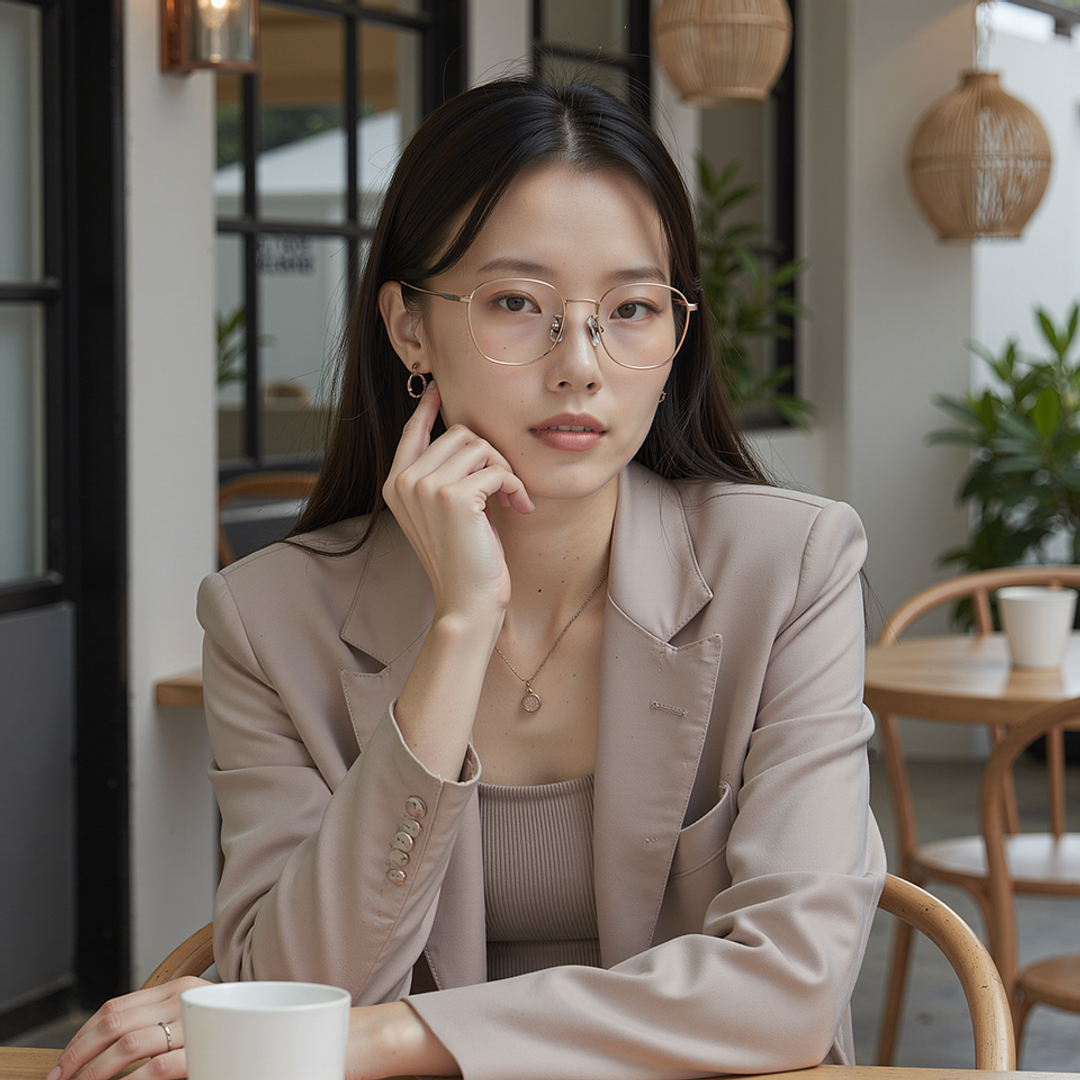 Lenskart Air Online Dark Brown Full Rim Square right side