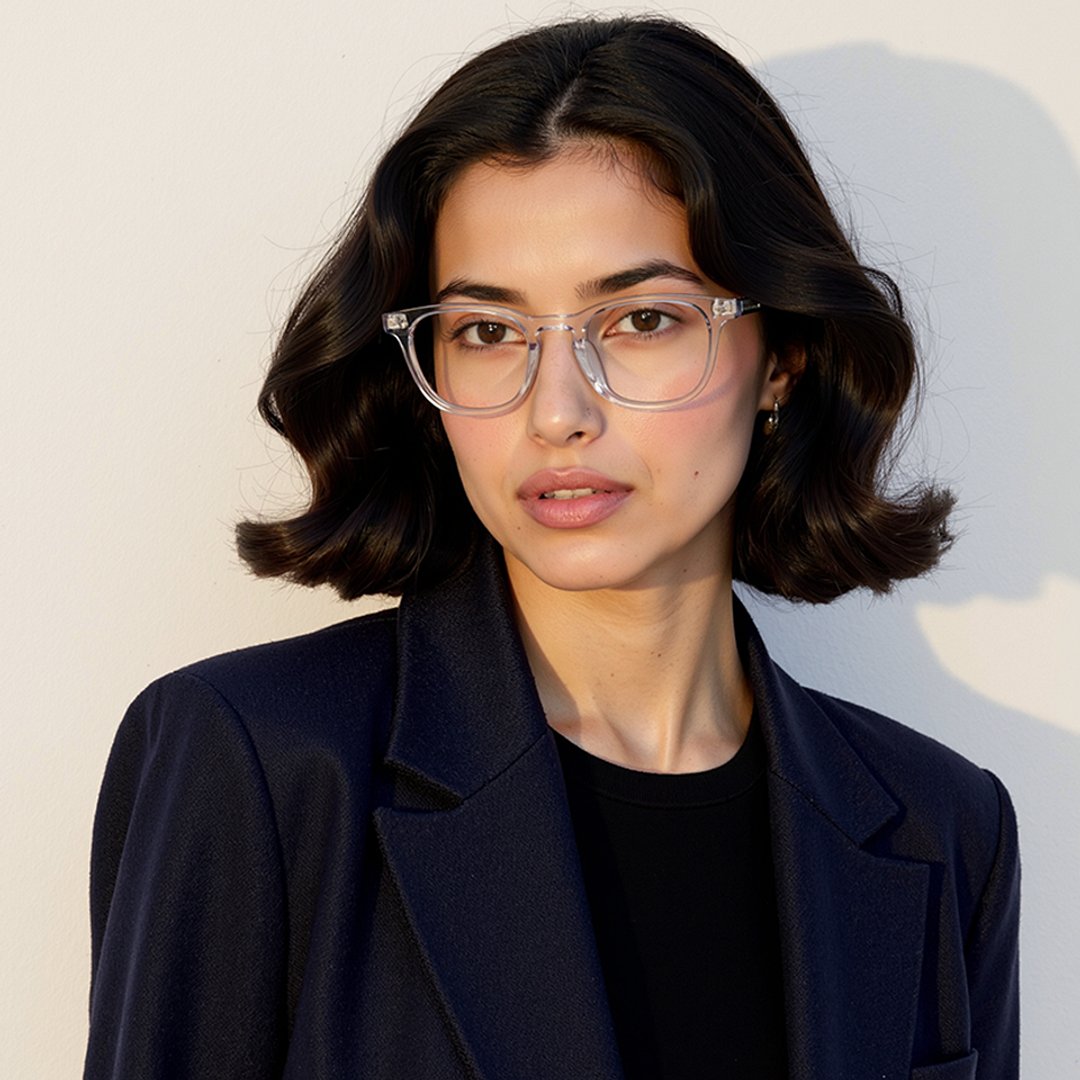 Lenskart Hustlr Crystal-Ace Full Rim Square left side