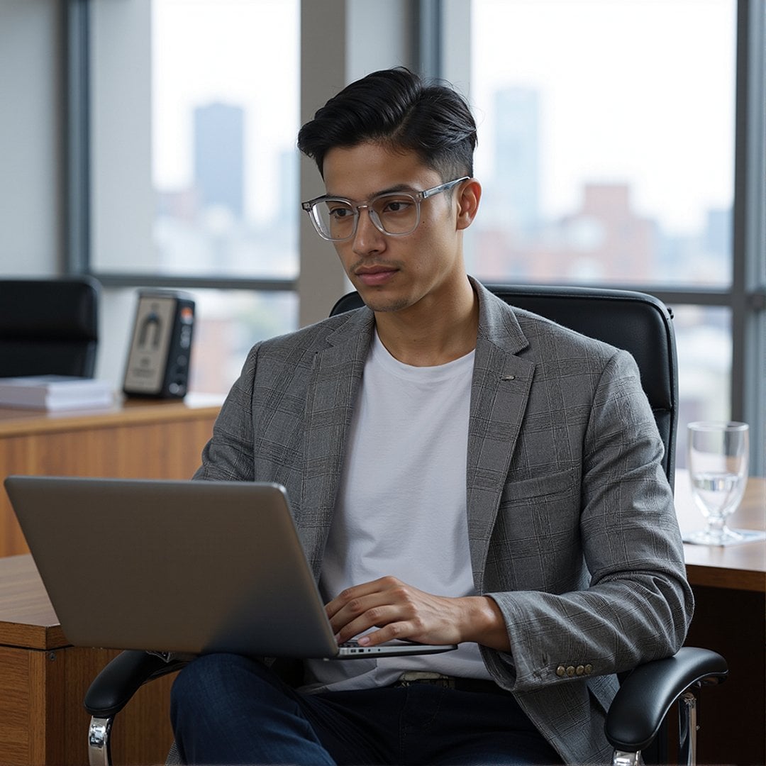 Lenskart Hustlr Crystal-Ace Full Rim Square left side