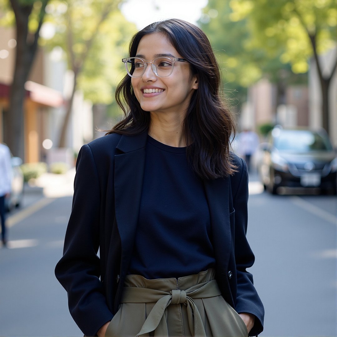 Lenskart Hustlr Crystal-Ace Full Rim Square right side