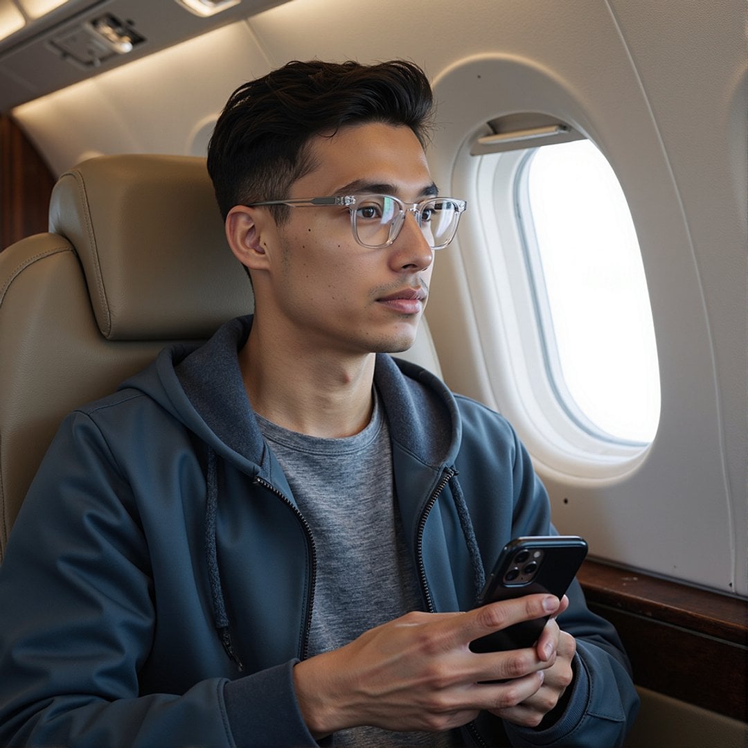 Lenskart Hustlr Crystal-Ace Full Rim Square left side