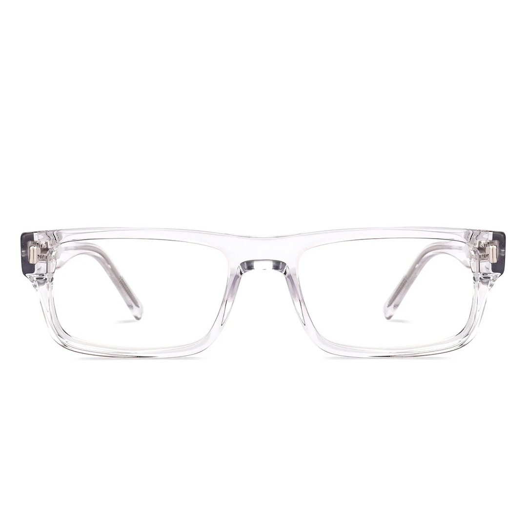 Lenskart Studio Online Crystal Transparent Full Rim Rectangle right side