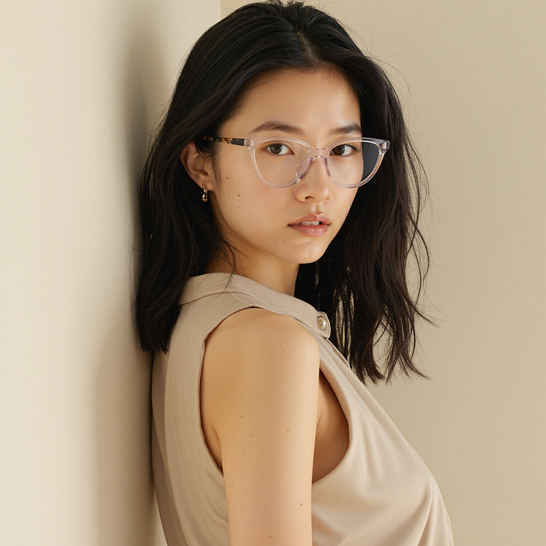 Lenskart Crystal Transparent Full Rim Cat Eye right side