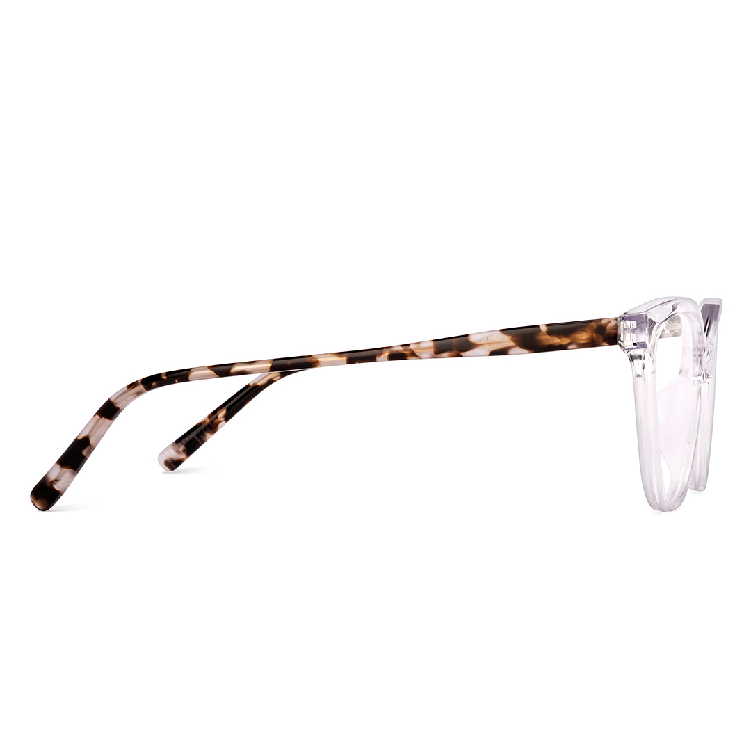 Lenskart Crystal Transparent Full Rim Cat Eye left side