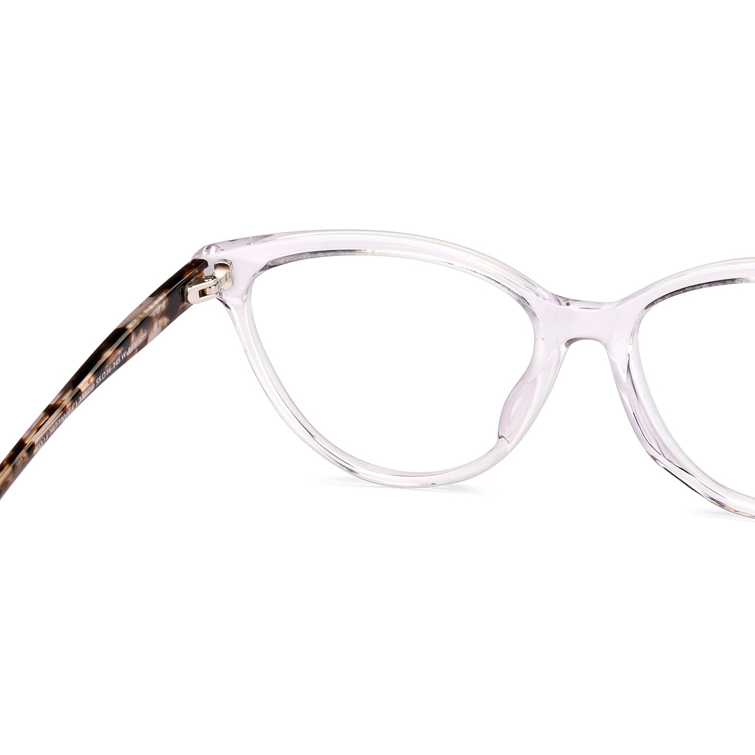 Lenskart Crystal Transparent Full Rim Cat Eye right side