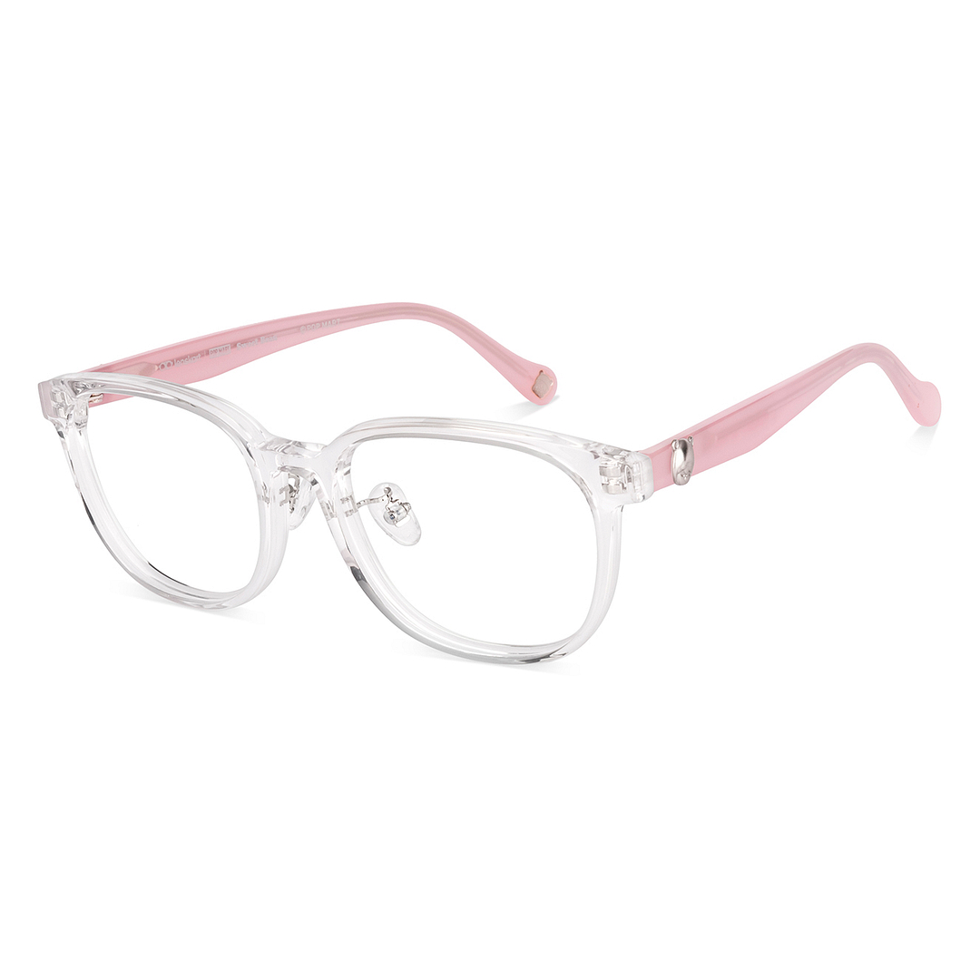 Lenskart Crystal Transparent Full Rim Square left side