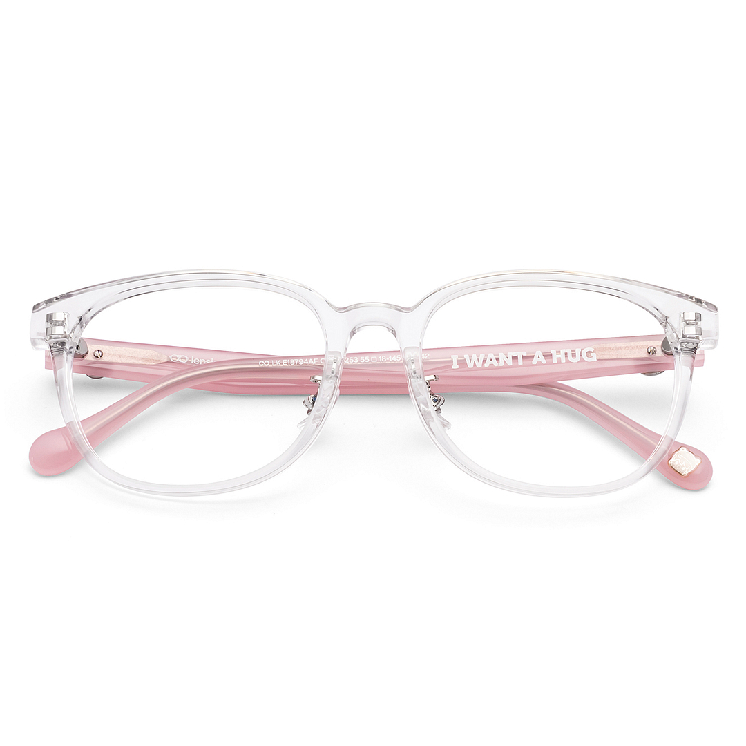 Lenskart Crystal Transparent Full Rim Square right side