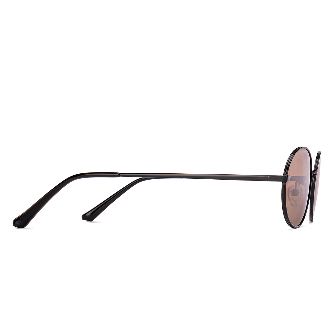 Lenskart Black Full Rim Round left side