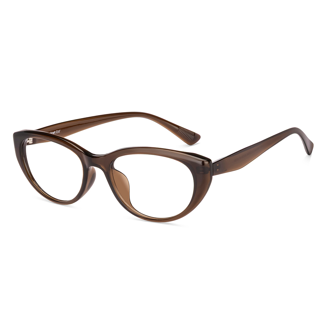 Lenskart Air Dark Brown Full Rim Cat Eye left side