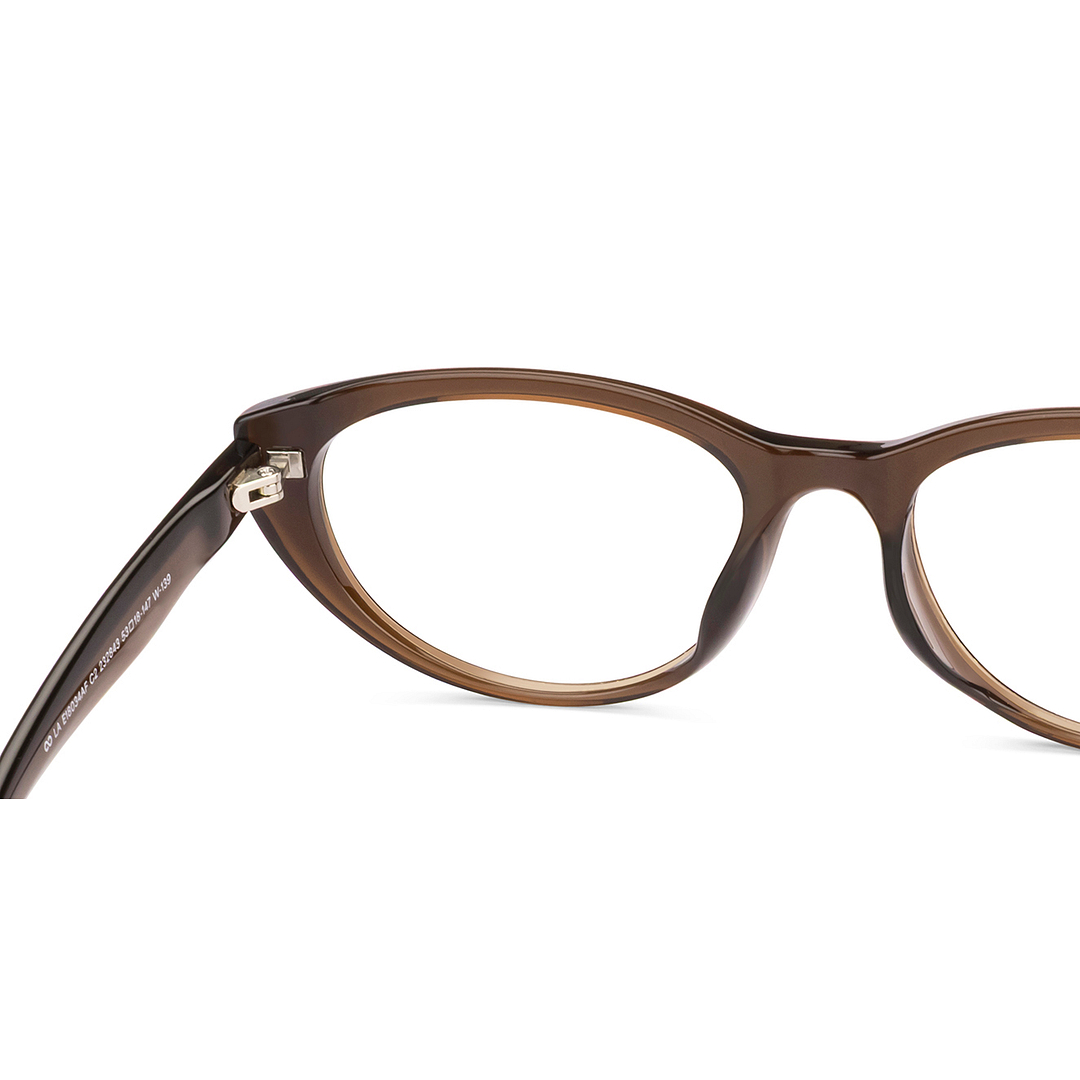 Lenskart Air Dark Brown Full Rim Cat Eye right side