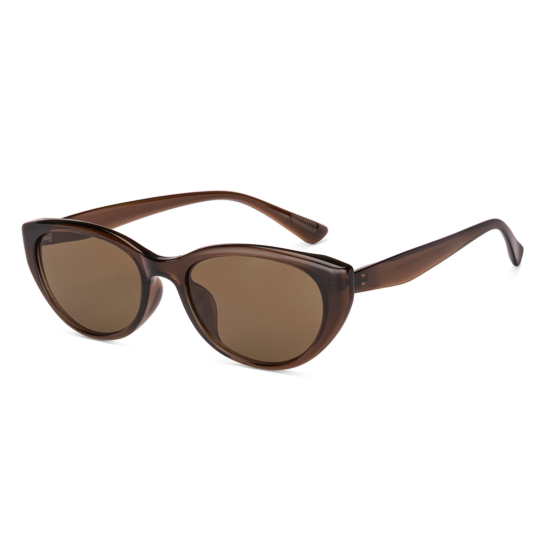 Lenskart Dark Brown Full Rim Cat Eye left side