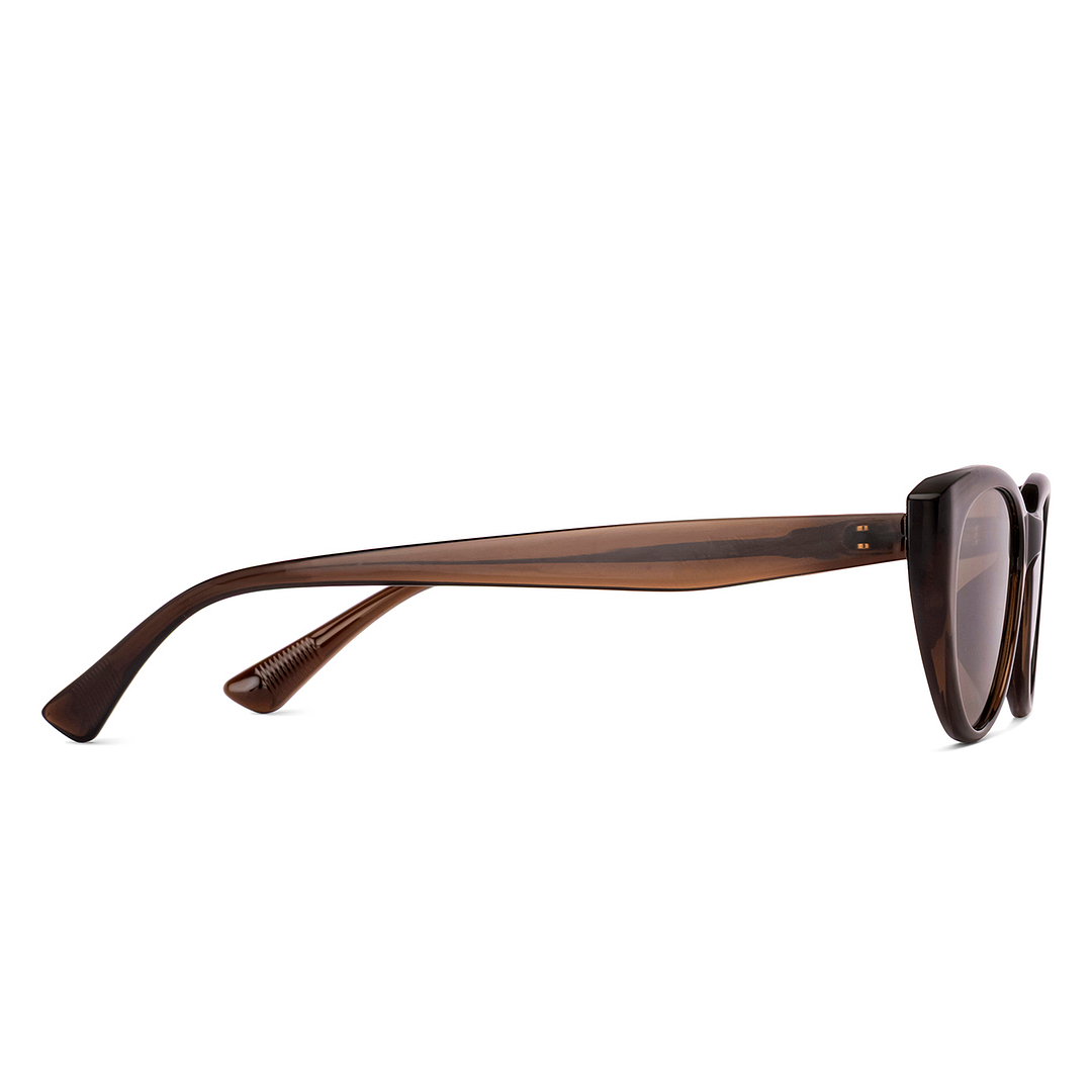 Lenskart Dark Brown Full Rim Cat Eye left side