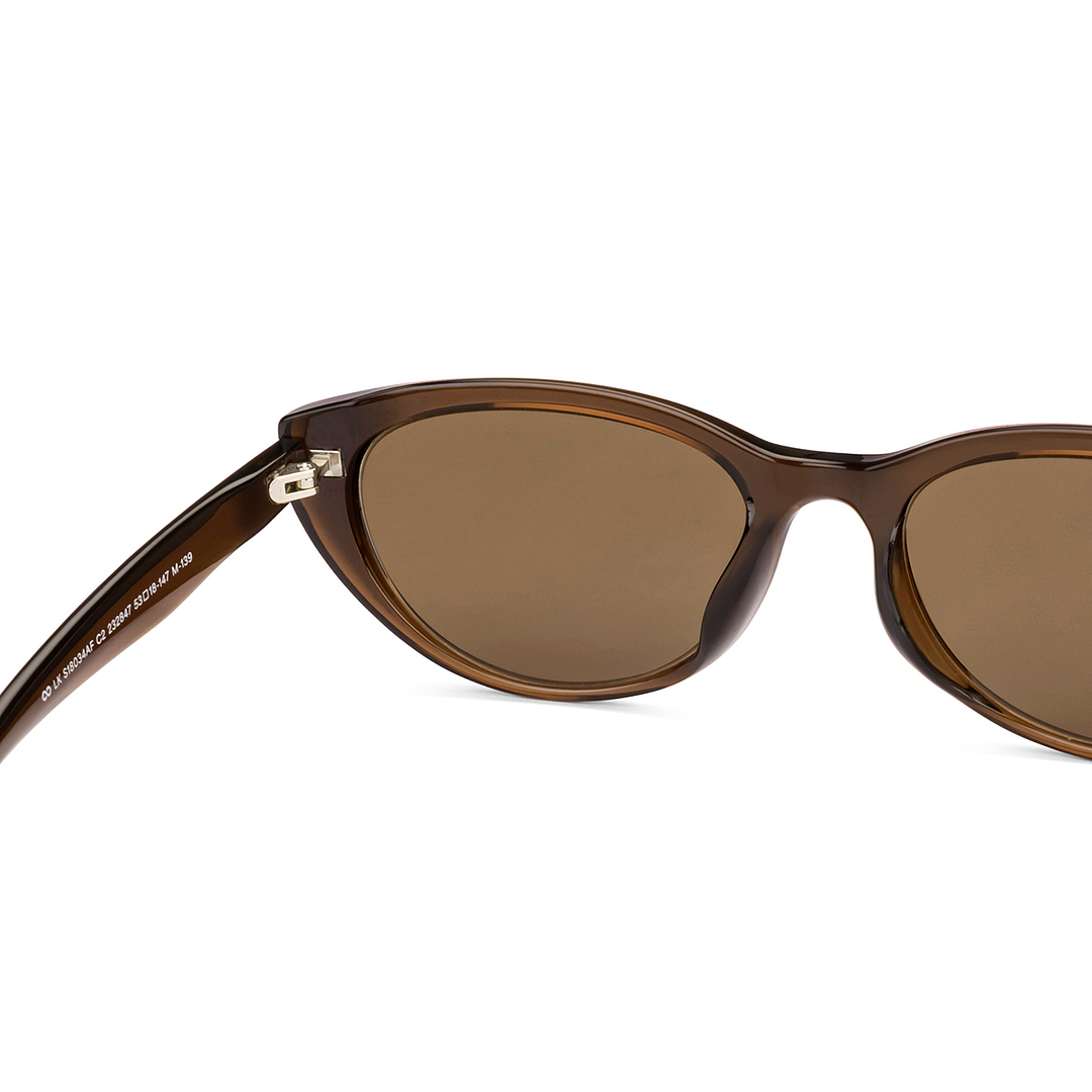 Lenskart Dark Brown Full Rim Cat Eye right side