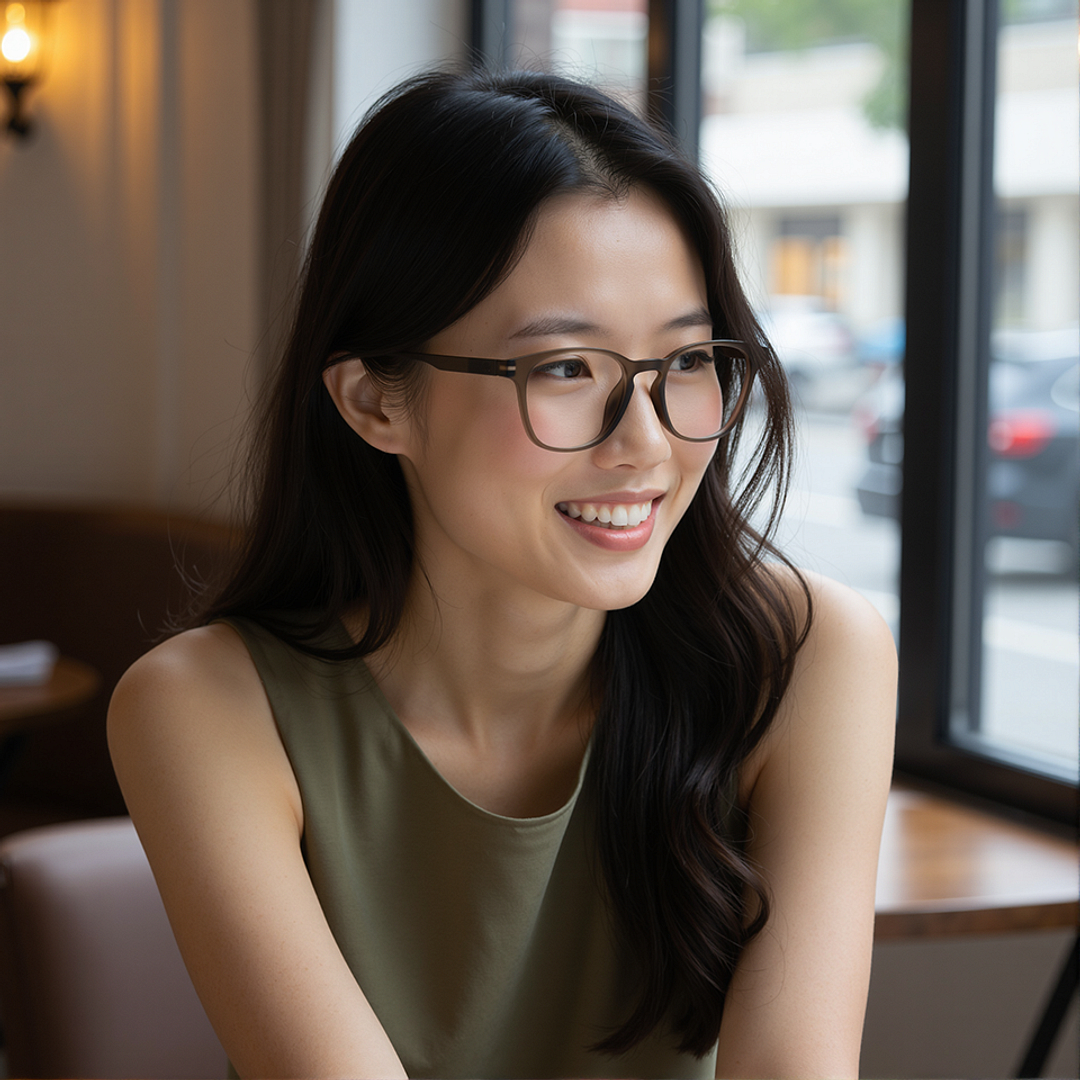 Lenskart Hustlr Dark Brown Full Rim Square right side