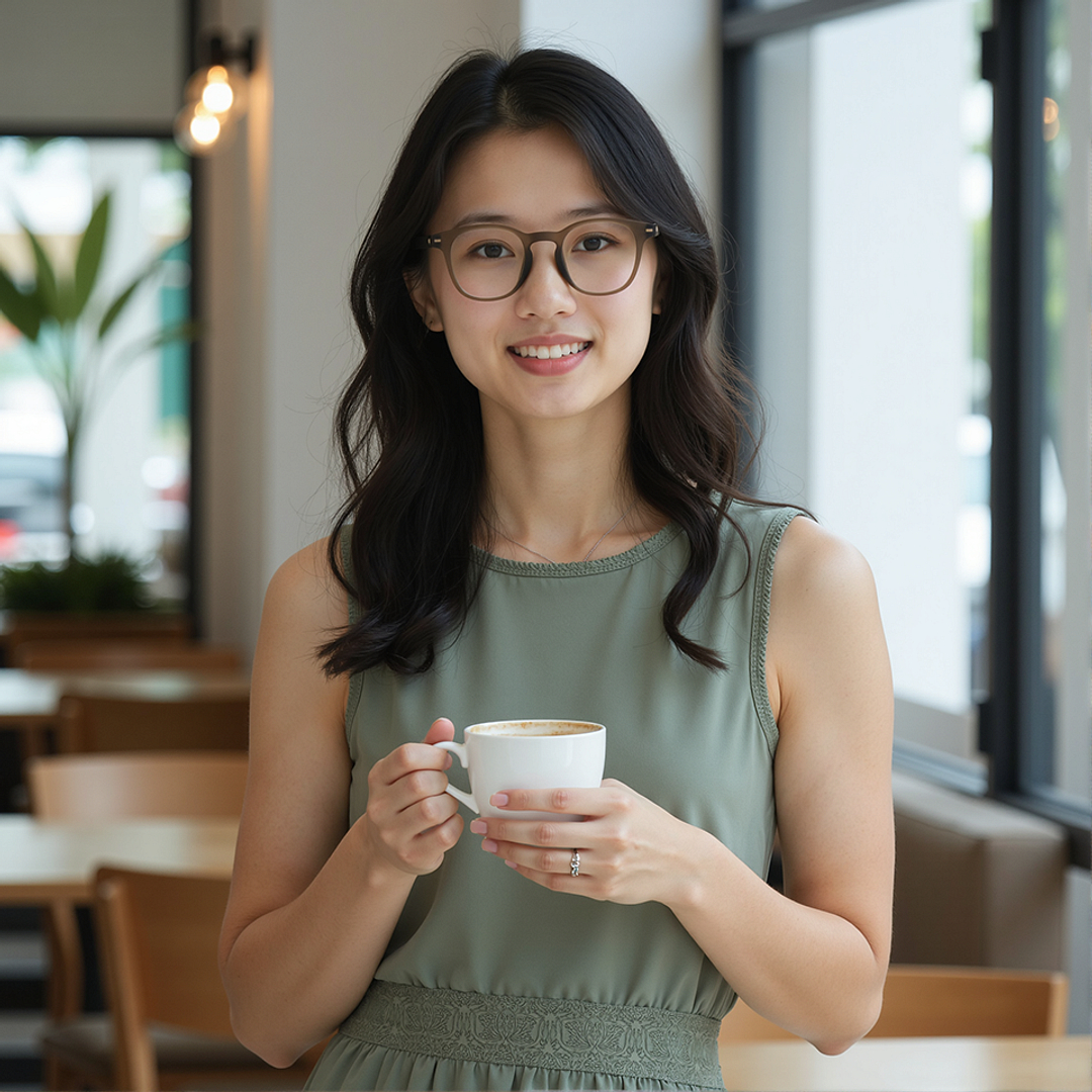 Lenskart Hustlr Dark Brown Full Rim Square right side