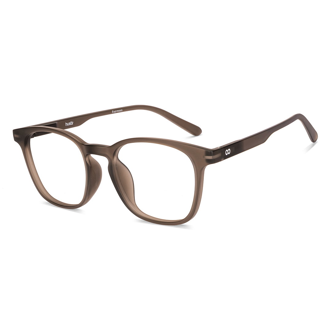 Lenskart Hustlr Dark Brown Full Rim Square right side