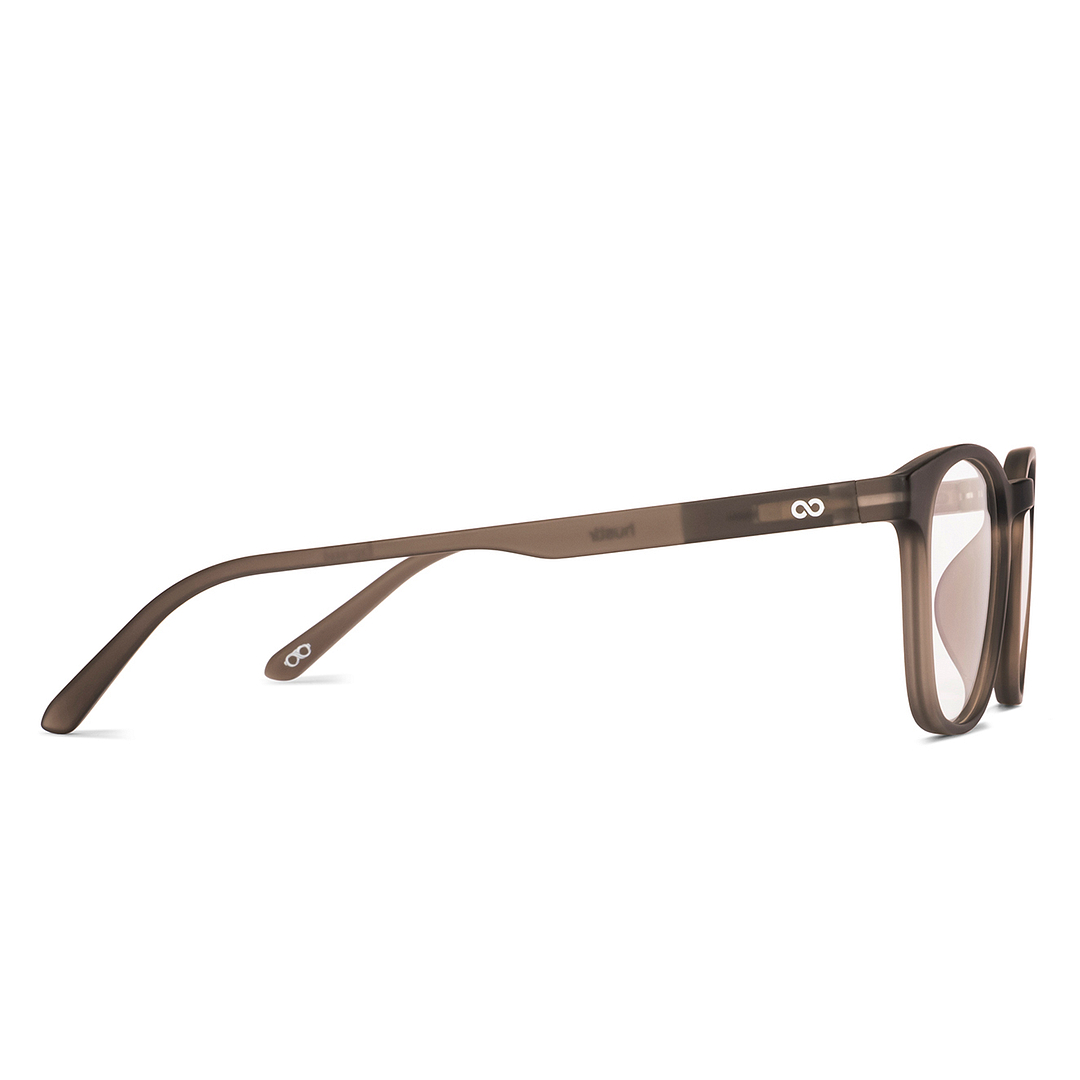 Lenskart Hustlr Dark Brown Full Rim Square left side