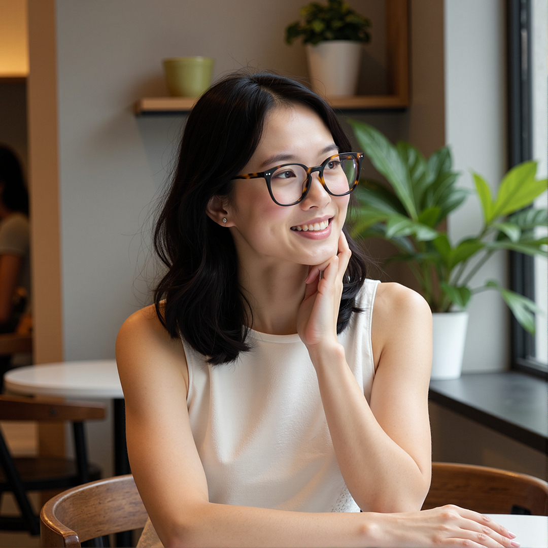 Lenskart Dark Brown Full Rim Square right side