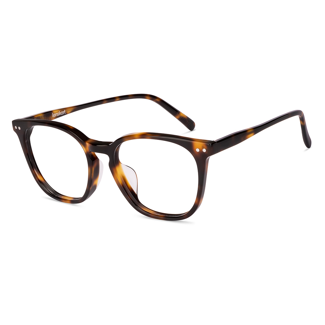 Lenskart Dark Brown Full Rim Square left side