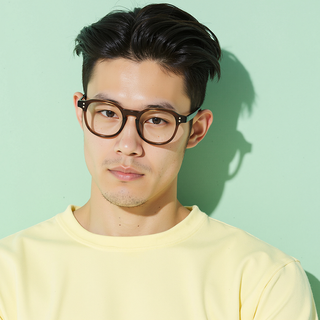 Lenskart Dark Brown Full Rim Square left side