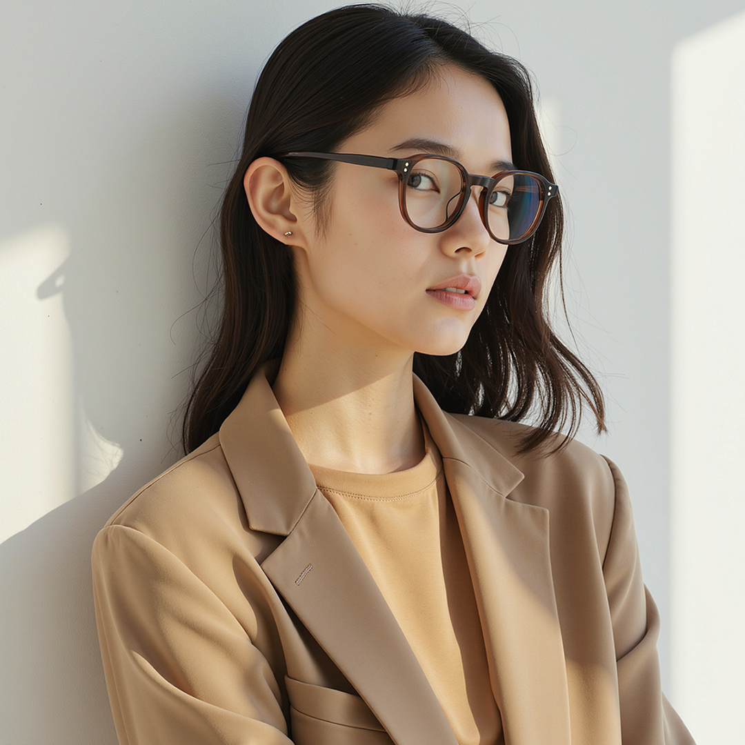 Lenskart Dark Brown Full Rim Square right side