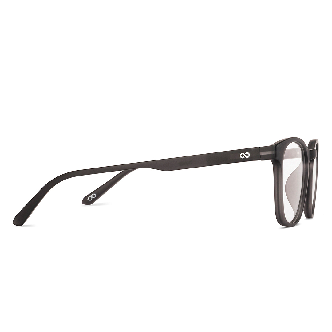 Lenskart Hustlr Dark Gray Full Rim Square left side