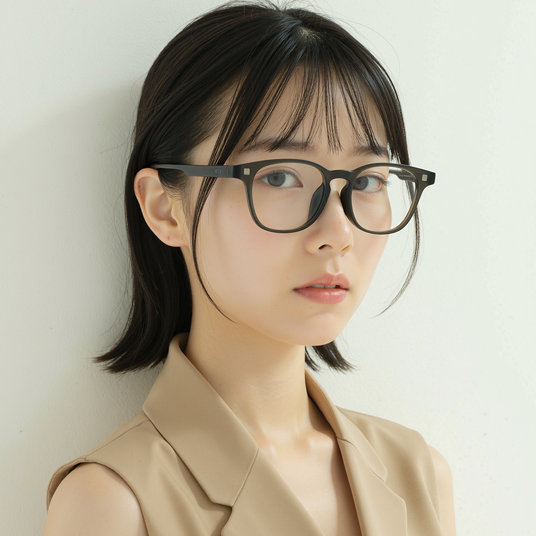 Lenskart Hustlr Dark Grey Full Rim Square right side