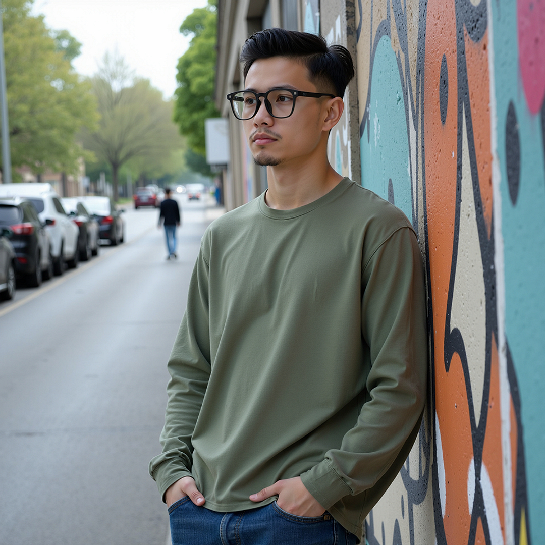 Lenskart Hustlr Dark Grey Full Rim Square right side